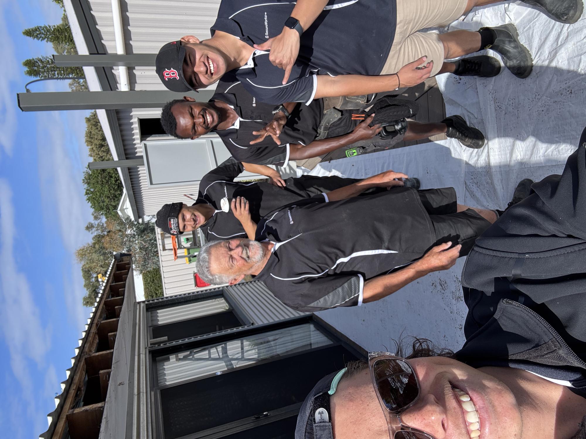 SecureWorks lead installer working on site