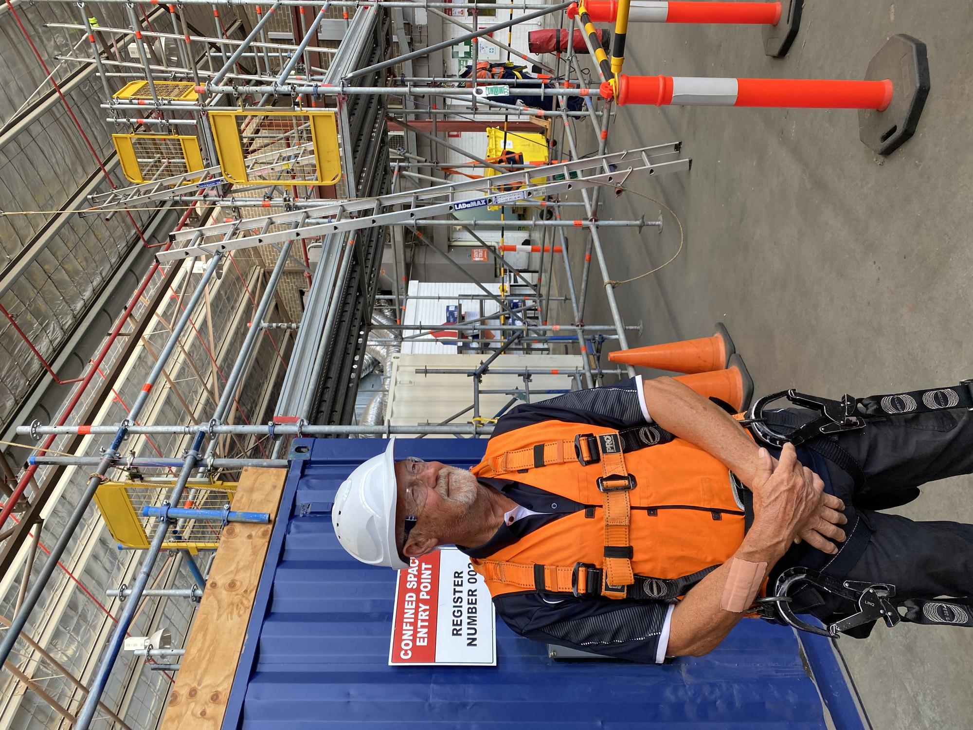 Shaun, SecureWorks operations manager on site